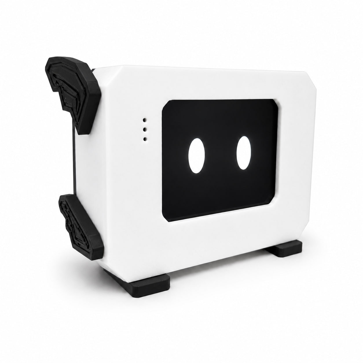 White Mipo QuadJet desktop companion on a white background