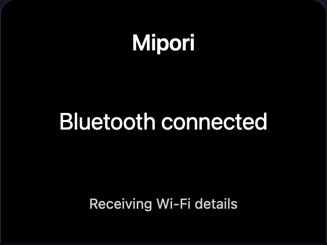 Connection code verified