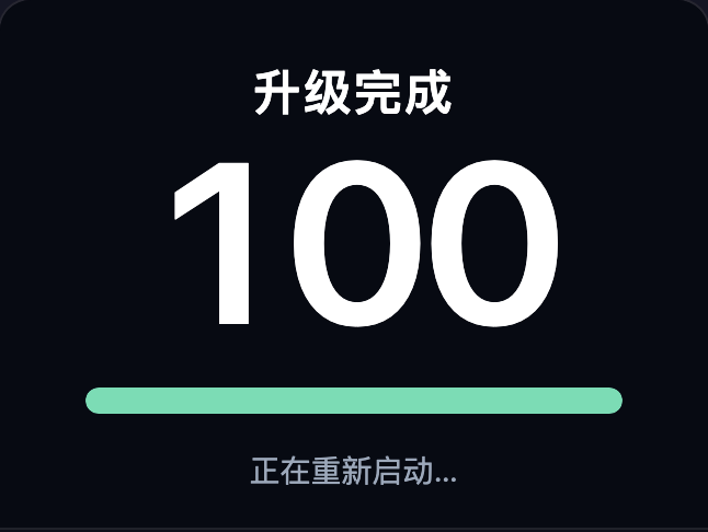 3. 完成并重启